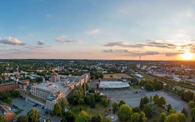 Alte Tengelmann-Zentrale Mülheim:Wer schon in der Parkstadt ist